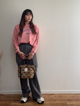 「KiU（キウ）のアイテム」を使った、anmiさん（レディース・156cm）の春コーディネート