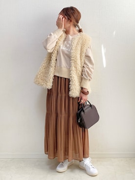 anmiさん（レディース・156cm）の冬コーディネート