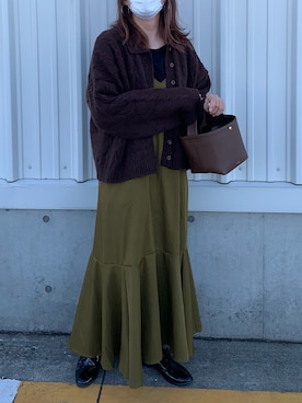 「chiiiibag」｜anmiさん（レディース・156cm）の冬コーディネート