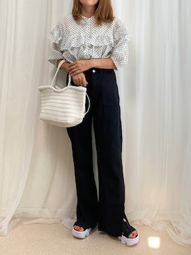 anmiさん（レディース・156cm）の夏コーディネート