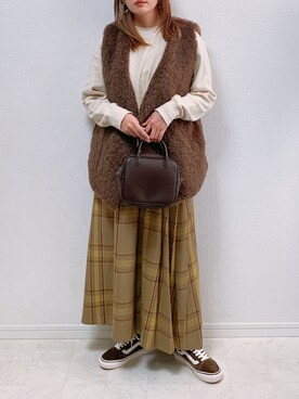anmiさん（レディース・156cm）の冬コーディネート