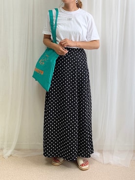 「ipumu（イプム）のアイテム」を使った、anmiさん（レディース・156cm）の夏コーディネート