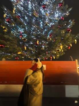 「アイテム（手袋）」を使った、yuuuukaさん（レディース・158cm）の冬コーディネート