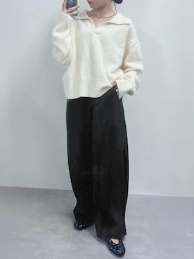 「Petitle（プチレ）のアイテム」を使った、神戸レタスさん（レディース・148cm）の冬コーディネート