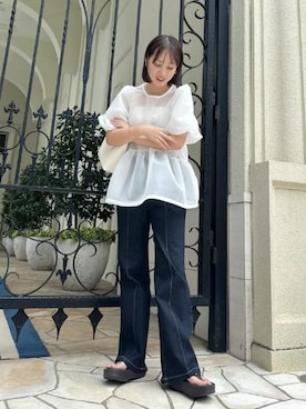 「アイテム（ママ＆ベビー）」を使った、神戸レタスさん（レディース・156cm）の秋コーディネート
