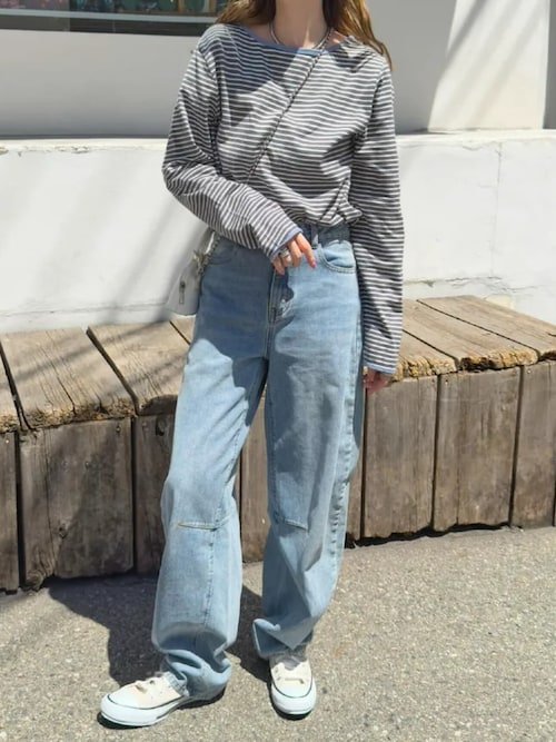 バレルレッグデニム（デニムパンツ）｜KOBE LETTUCE（コウベレタス）の