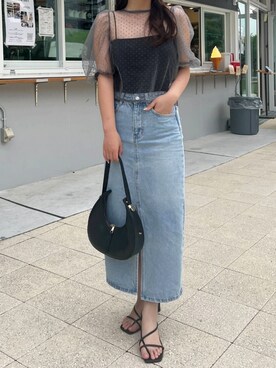 神戸レタスさん（レディース・156cm）の夏コーディネート