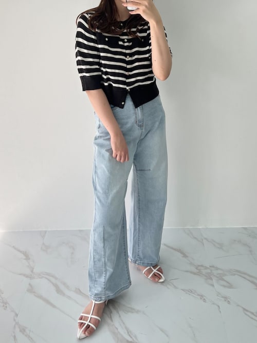 パンツ LAGUAGEM SIDE RIBBON LOOSE 激安商品 GEM（ラグアジェム）の「SIDE LAGUA RIBBON パンツ PT