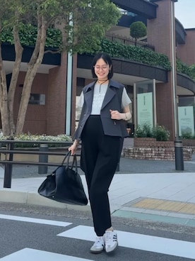 「KOBE LETTUCE（コウベレタス）のアイテム」を使った、神戸レタスさん（レディース・162cm）の夏コーディネート
