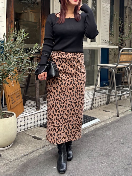 VIVAHEART×ELEY KISHIMOTO レオパード柄スカート VIVAHEART×ELEY KISHIMOTO レオパード柄スカート VIVAHEART×ELEY