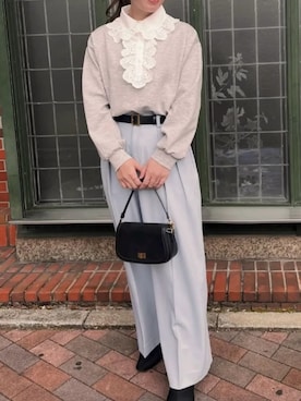 「KOBE LETTUCE（コウベレタス）のアイテム」を使った、神戸レタスさん（レディース・159cm）の春コーディネート