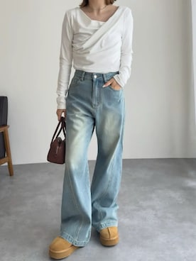 神戸レタスさん（レディース・152cm）の春コーディネート