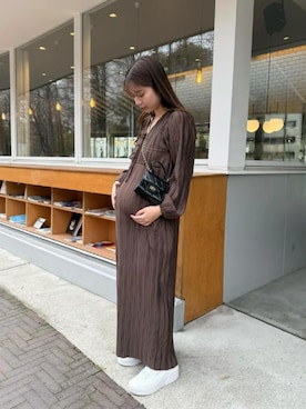 「KOBE LETTUCE（コウベレタス）のアイテム」を使った、神戸レタスさん（レディース・160cm）の春コーディネート