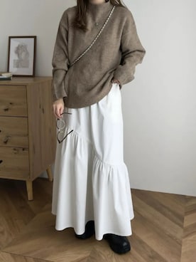 神戸レタスさん（レディース・152cm）の冬コーディネート