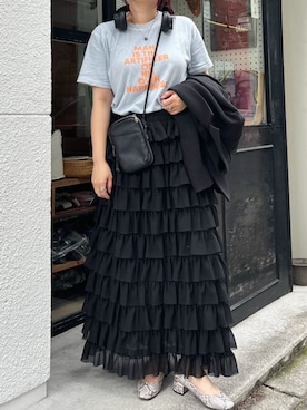 「KOBE LETTUCE（コウベレタス）のアイテム（財布/小物）」を使った、神戸レタスさん（レディース・153cm）の夏コーディネート
