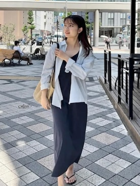 「KOBE LETTUCE（コウベレタス）のアイテム（ワンピース）」を使った、神戸レタスさん（レディース・160cm）の秋コーディネート