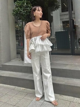 「アイテム（ママ＆ベビー）」を使った、神戸レタスさん（レディース・156cm）の秋コーディネート