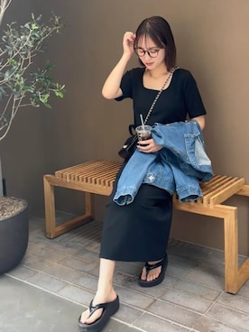 「KOBE LETTUCE」｜神戸レタスさん（レディース・156cm）の夏コーディネート