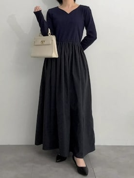 「KOBE LETTUCE（コウベレタス）のアイテム」を使った、神戸レタスさん（レディース・152cm）の春コーディネート