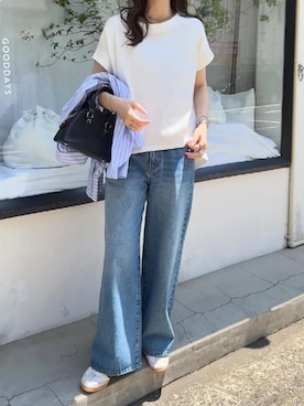 「爽やかコーデ」｜神戸レタスさん（レディース・152cm）の夏コーディネート