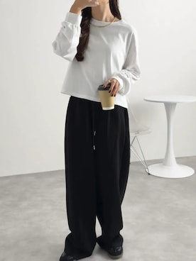 「KOBE LETTUCE（コウベレタス）のアイテム」を使った、神戸レタスさん（レディース・158cm）の冬コーディネート