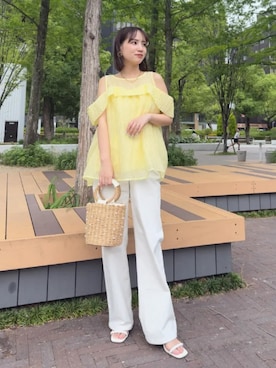 「KOBE LETTUCE」｜神戸レタスさん（レディース・156cm）の夏コーディネート