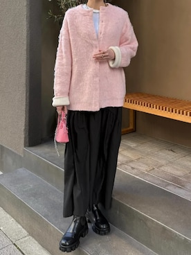 「Petitle（プチレ）のアイテム」を使った、神戸レタスさん（レディース・162cm）の春コーディネート