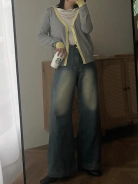 「KOBE LETTUCE（コウベレタス）のアイテム」を使った、神戸レタスさん（レディース・153cm）の冬コーディネート