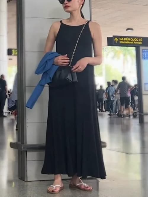 田中亜希子さんコラボ ]選べる2丈 カップ付きランダムリブアメスリ