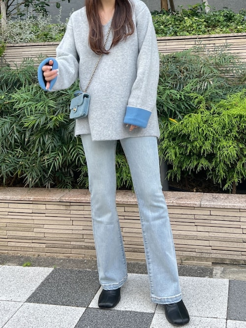 セール】選べる2タイプ 配色ニット（ニット/セーター）｜KOBE LETTUCE