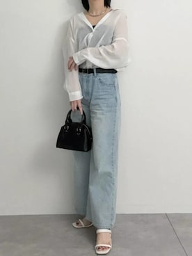 「KOBE LETTUCE（コウベレタス）のアイテム」を使った、神戸レタスさん（レディース・152cm）の春コーディネート