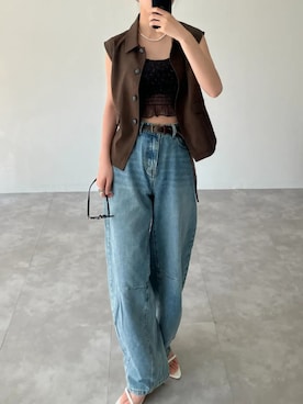 「KOBE LETTUCE」｜神戸レタスさん（レディース・156cm）の夏コーディネート