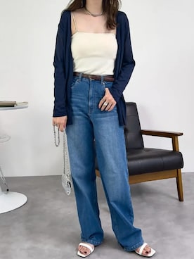 「アイテム（サンダル）」を使った、神戸レタスさん（レディース・152cm）の秋コーディネート