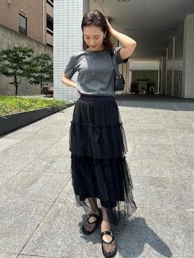 「Petitle（プチレ）のアイテム」を使った、神戸レタスさん（レディース・150cm）の秋コーディネート