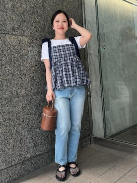 「KOBE LETTUCE」｜神戸レタスさん（レディース・148cm）の夏コーディネート