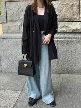 「アイテム（キャミソール）」を使った、神戸レタスさん（レディース・152cm）の秋コーディネート