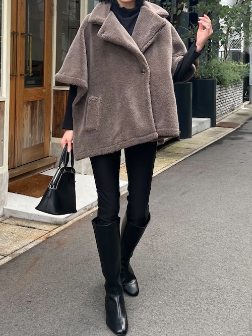 フェイクレザーロングブーツ（ブーツ）｜KOBE LETTUCE