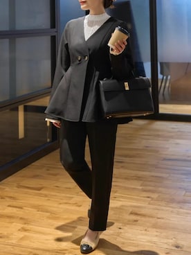 「KOBE LETTUCE（コウベレタス）のアイテム」を使った、神戸レタスさん（レディース・158cm）の春コーディネート