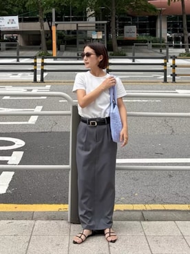 「KOBE LETTUCE（コウベレタス）のアイテム」を使った、神戸レタスさん（レディース・156cm）の夏コーディネート