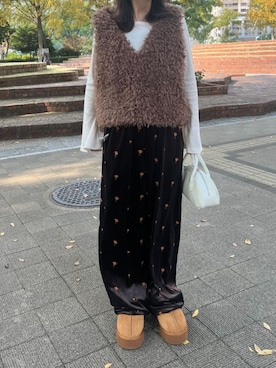 神戸レタスさん(レディース・156cm)の冬コーディネート