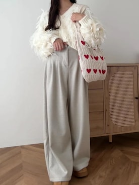 「KOBE LETTUCE（コウベレタス）のアイテム」を使った、神戸レタスさん（レディース・158cm）の春コーディネート