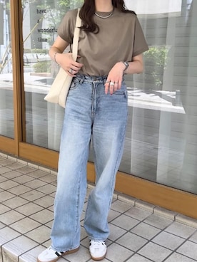 「ラフスタイル」｜神戸レタスさん（レディース・152cm）の夏コーディネート