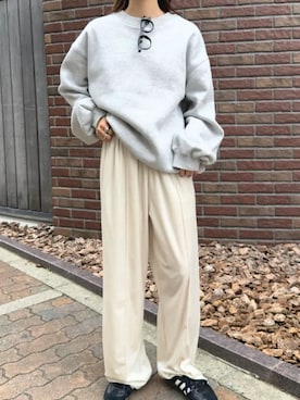 「KOBE LETTUCE（コウベレタス）のアイテム」を使った、神戸レタスさん（レディース・158cm）の冬コーディネート