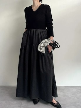 神戸レタスさん(レディース・158cm)の冬コーディネート