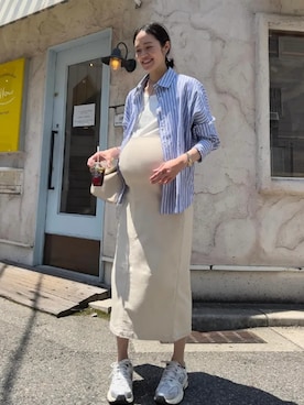 「アイテム（マタニティウェア/グッズ）」を使った、神戸レタスさん（レディース・162cm）の夏コーディネート