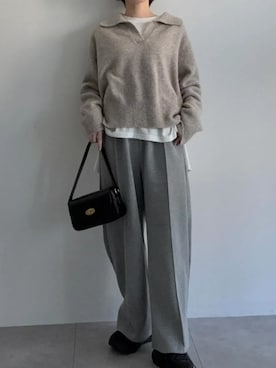 「Petitle（プチレ）のアイテム」を使った、神戸レタスさん（レディース・152cm）の冬コーディネート