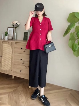 「アイテム（ママ＆ベビー）」を使った、神戸レタスさん（レディース・156cm）の秋コーディネート