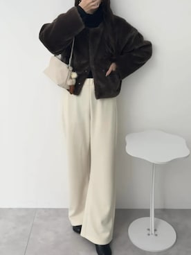 神戸レタスさん（レディース・158cm）の冬コーディネート