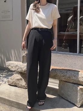 「ラフスタイル」｜神戸レタスさん（レディース・152cm）の夏コーディネート