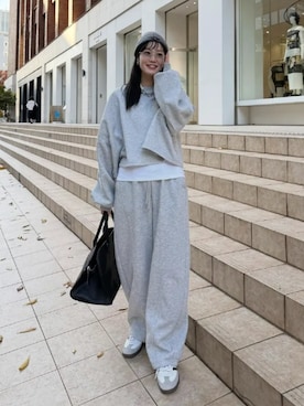 神戸レタスさん（レディース・162cm）の冬コーディネート